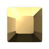 Dreamtime Crystal DC 4428 Square Fancy Stone Crystal Aurum 4mm