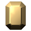 Dreamtime Crystal DC 4610 Rectangle Octagon Fancy Stone Crystal Aurum 14x10mm