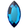 Dreamtime Crystal DC 2200 Navette Flat Back Crystal Bermuda Blue 8x4mm