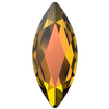 Dreamtime Crystal DC 2201 Marquise (Navette) Flat Back Crystal Vitrail Medium 8x3.5mm
