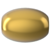 Swarovski 5824 Rice Pearl Royal Gold 4mm