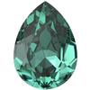 Dreamtime Crystal DC 4320 Pear Shaped Fancy Stone ReInvented Caribbean Green 10x7mm