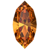 Dreamtime Crystal DC 4228 Navette Fancy Stone Dark Orange 10x5mm
