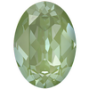 Dreamtime Crystal DC 4120 Oval Fancy Stone Crystal Paradise Green Lux 14x10mm