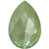 Dreamtime Crystal DC 4327 Large Pear Shaped Fancy Stone Crystal Paradise Green Lux 30x20mm