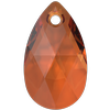 Swarovski 6106 Pear Shaped Pendant Persian Red 16mm