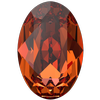 Dreamtime Crystal DC 4120 Oval Fancy Stone Persian Red 14x10mm