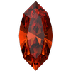 Swarovski 4228 Navette Fancy Stone Persian Red 10x5mm