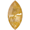 Swarovski 4228 Navette Fancy Stone Crystal Tuscan Yellow Lux 10x5mm