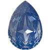Swarovski 4390 Mirage Pear Fancy Stone Crystal Blue Muse 18x13mm