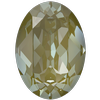 Dreamtime Crystal DC 4120 Oval Fancy Stone Crystal Herbal Green Lux 14x10mm