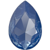 Swarovski 4327 Large Pear Shaped Fancy Stone Crystal Blue Muse Lux 30x20mm