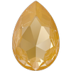 Swarovski 4327 Large Pear Shaped Fancy Stone Crystal Tuscan Yellow Lux 30x20mm
