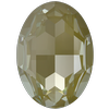 Dreamtime Crystal DC 4127 Large Oval Fancy Stone Crystal Herbal Green Lux 30x22mm