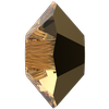 Dreamtime Crystal DC 5305 Squished Bicone Bead Crystal Aurum 5mm