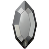 Swarovski 2200 Navette Flat Back Crystal Urban Grey 4x2mm