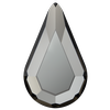 Dreamtime Crystal 2300 Pear Shape Hotfix Crystal Urban Grey 8x4.8mm