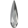 Swarovski 2304 Raindrop Flat Back Crystal Urban Grey 10x2.8mm