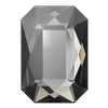 Swarovski 2602 Emerald Cut Flatback Crystal Urban Grey 14x10mm