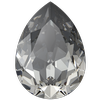 Dreamtime Crystal DC 4327 Large Pear Shaped Fancy Stone Crystal Urban Grey 30x20mm