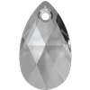 Swarovski 6106 Pear Pendant Crystal Urban Grey 16mm