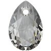 Swarovski 6433 Pear Cut Pendant Crystal Urban Grey 11.5mm