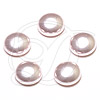 Swarovski 5817 1/2 Drilled Cabochon Pearl Rosaline 8mm