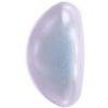 Swarovski 5817 1/2 Drilled Cabochon Pearl Dreamy Blue 6mm