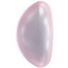 Swarovski 5817 1/2 Drilled Cabochon Pearl Dreamy Rose 6mm