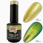 Tino Vo Sparkle Gel Polish, Golden Sand