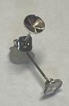 29ss/6mm Rivoli Stud Earring Settings