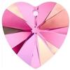Swarovski 6228 Xilion Heart Pendant Rose AB 10.3x10mm