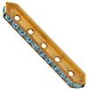 Dreamtime Crystal DC 77730 Rondelle Spacer Bars 5 Hole Aqua/Gold