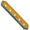 Dreamtime Crystal DC 77730 Rondelle Spacer Bars 5 Hole Blue Zircon/Gold