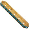Dreamtime Crystal DC 77730 Rondelle Spacer Bars 5 Hole Indicolite/Gold