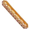 Dreamtime Crystal DC 77730 Rondelle Spacer Bars 5 Hole Light Peach/Gold