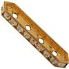 Dreamtime Crystal DC 77725 Rondelle Spacer Bars 4 Hole Golden Shadow/Gold