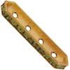 Dreamtime Crystal DC 77725 Rondelle Spacer Bars 4 Hole Khaki/Gold