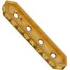 Dreamtime Crystal DC 77725 Rondelle Spacer Bars 4 Hole Light Topaz/Gold
