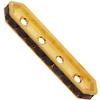 Dreamtime Crystal DC 77725 Rondelle Spacer Bars 4 Hole Mocca/Gold