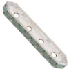 Dreamtime Crystal DC 77725 Rondelle Spacer Bars 4 Hole Pacific Opal/Silver