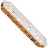 Dreamtime Crystal DC 77725 Rondelle Spacer Bars 4 Hole Topaz/Silver