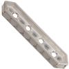 Dreamtime Crystal DC 77725 Rondelle Spacer Bars 4 Hole White Alabaster/Silver