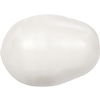 Dreamtime Crystal 5821 Pear Shaped Pearl Bead White 11x8mm