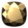 Dreamtime Crystal DC 4470 Cushion Cut Square Fancy Stone Crystal Aurum 10mm