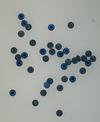 2mm Iron On Blue Rhinestuds