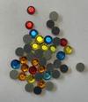 CraftSafe Crystalina Low Lead Hot Fix Rhinestones 4mm Tropical Mix