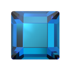 Dreamtime Crystal DC 2400 Square Flat Back Crystal Bermuda Blue 3mm