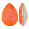 Bling! 4320 Pear Fancy Stone Orange Enchanted 18x13 mm