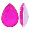 Bling! 4320 Crystal Pear Shape Faceted Fancy Stone, Neon Pink 14x10 mm